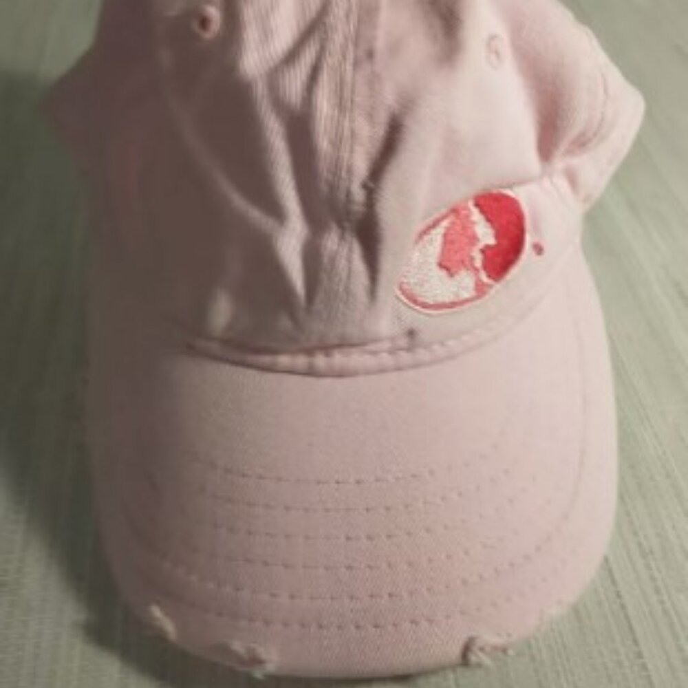 Mossy Oak Hunting Small Hat OutdoorCap Brand Pink W/Pink Logo Adjust Youth Size